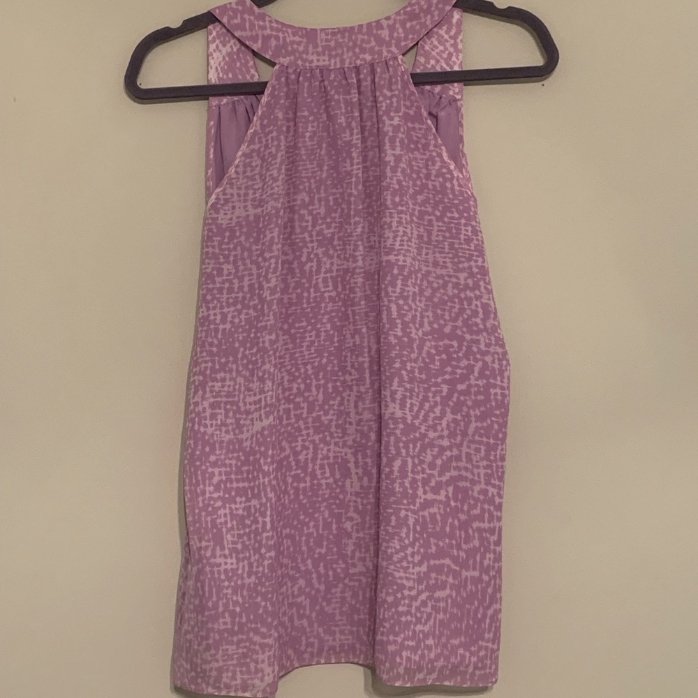Lilac-Patterned Blouse - Picture 2 of 3